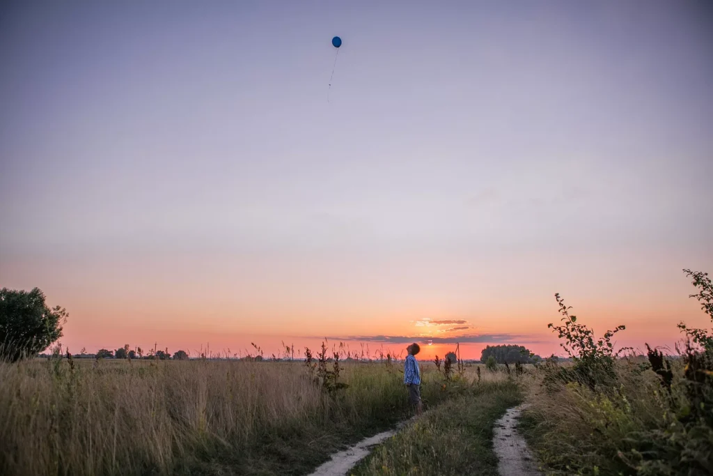 Happy Boy Lets Go Balloons