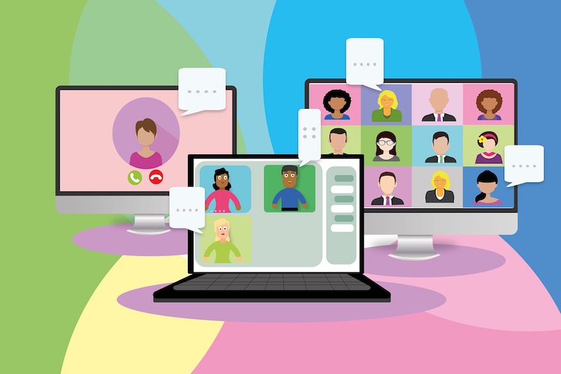 Online conference icon